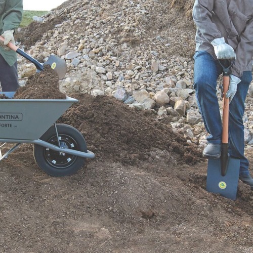 Pá de bico com cabo de madeira 71 cm - 77405/434 Pá de bico com cabo de madeira 71 cm - 77405/434