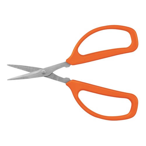 Tesoura metlica profissional para frutas com cabo plstico