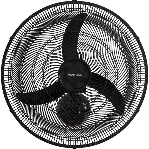 Ventilador de parede 50 cm oscilante preto 14063 - NEW  110V Ventilador de parede 50 cm oscilante preto 14063 - NEW  110V