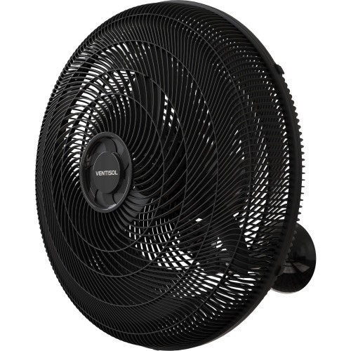 Ventilador de parede 50 cm oscilante preto 14063 - NEW  110V Ventilador de parede 50 cm oscilante preto 14063 - NEW  110V