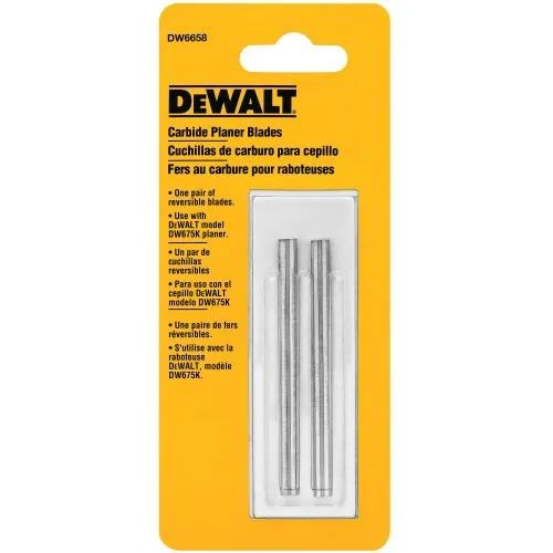 Cartela de lâmina de wídea 80 mm para plainas com 2 peças - DW-6658