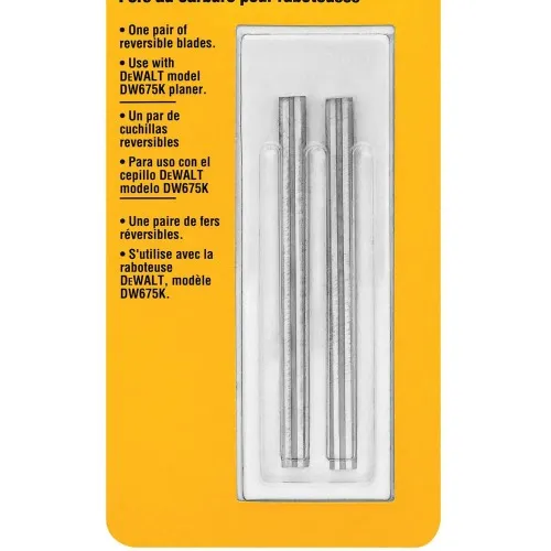 Cartela de lâmina de wídea 80 mm para plainas com 2 peças - DW-6658