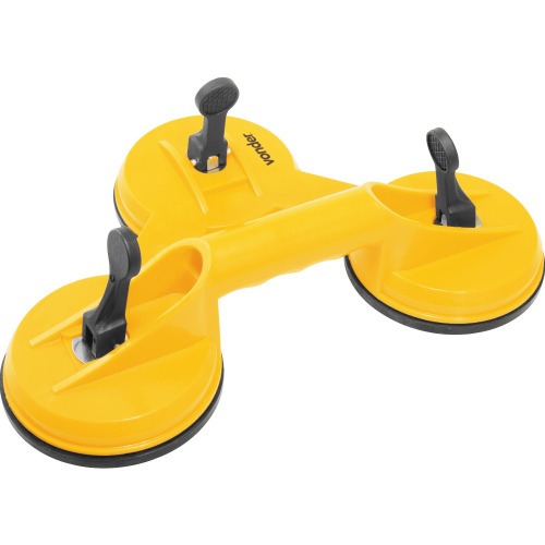 Ventosa tripla em pl�stico ABS capacidade 75 kg
