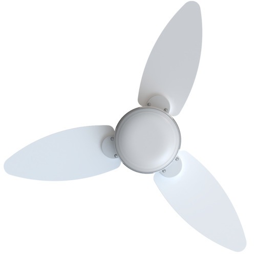 Ventilador de teto 3 pás Inverter dupla face branco/cinza com controle remoto - Elluz  110V/220V Ventilador de teto 3 pás Inverter dupla face branco/cinza com controle remoto - Elluz  110V/220V