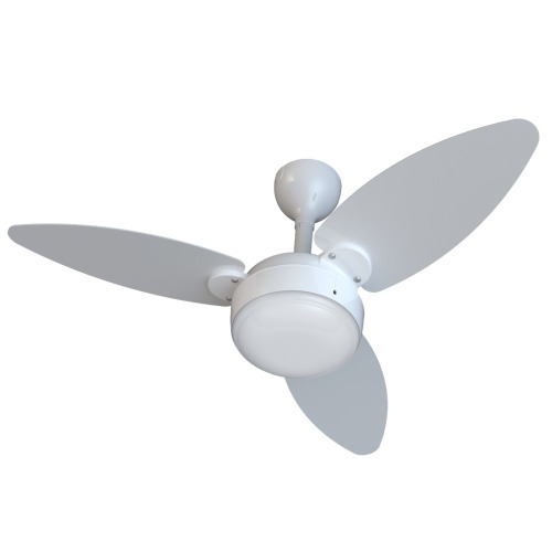 Ventilador de teto 3 pás Inverter dupla face branco/cinza com controle remoto - Elluz  110V/220V Ventilador de teto 3 pás Inverter dupla face branco/cinza com controle remoto - Elluz  110V/220V