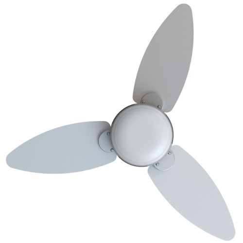 Ventilador de teto 3 pás Inverter dupla face branco/cinza com controle remoto - Elluz  110V/220V Ventilador de teto 3 pás Inverter dupla face branco/cinza com controle remoto - Elluz  110V/220V