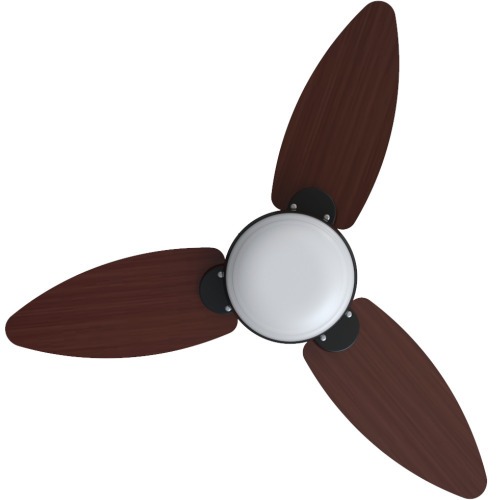 Ventilador de teto 3 ps dupla face com controle remoto - Elluz Inverter  110V/220V