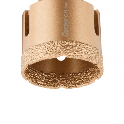 Serra copo diamantada 51 mm para esmerilhadeira rosca M14