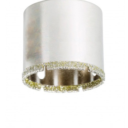 Serra copo diamantada 50mm para furadeira com haste sextavada 