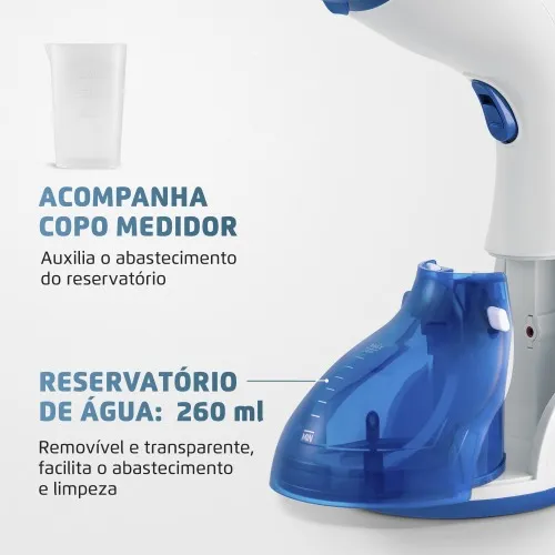 Passadeira a vapor portátil 1270 watts Fast Steam - VP-09  110V