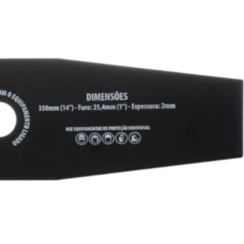 L�mina para ro�adeira 2 pontas 350 x 25,4 x 2 mm