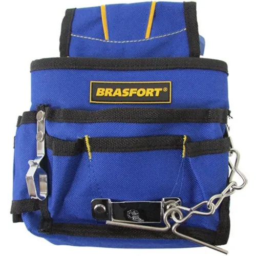 Coldre para ferramentas com 9 bolsos com gancho