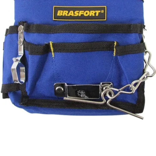 Coldre para ferramentas com 9 bolsos com gancho