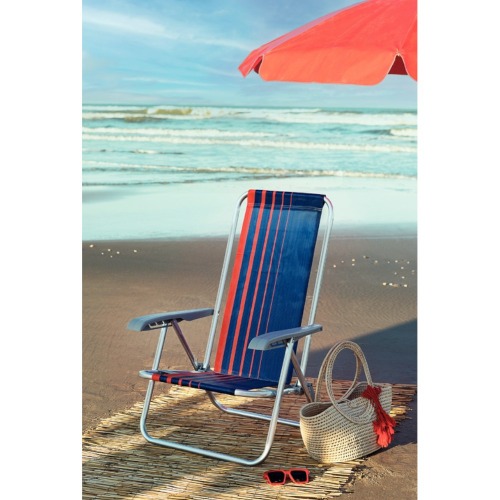 Cadeira de praia reclinável até 4 posições - Bali Cadeira de praia reclinável até 4 posições - Bali