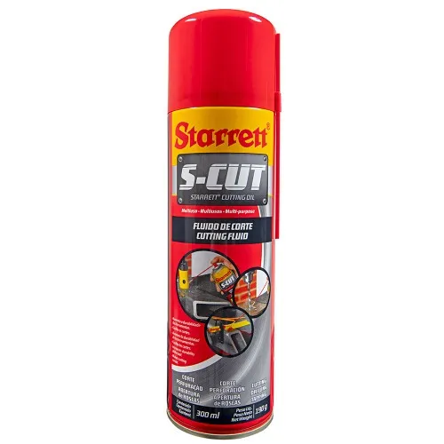Fluído de corte para metais spray 300 ml - S-CUT300       
