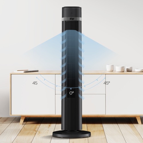 Ventilador tipo torre oscilante com controle remoto - Air Silence  220V