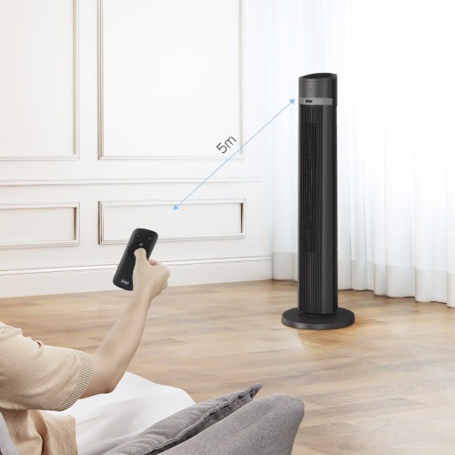 Ventilador tipo torre oscilante com controle remoto - Air Silence  220V