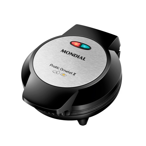 Omeleteira elétrica 800 watts Pratic Omelet II - OM-04-BI 110V Omeleteira elétrica 800 watts Pratic Omelet II - OM-04-BI 110V