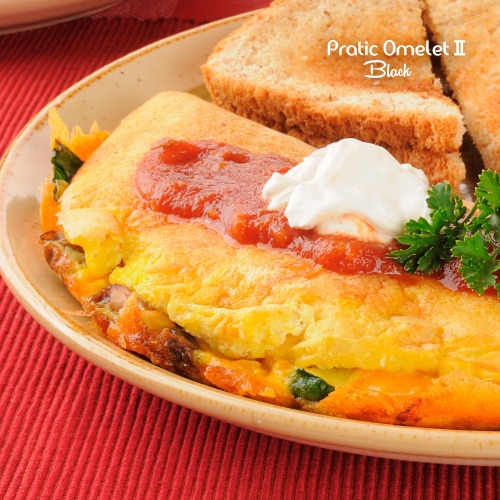 Omeleteira elétrica 800 watts Pratic Omelet II - OM-04-BI 110V Omeleteira elétrica 800 watts Pratic Omelet II - OM-04-BI 110V
