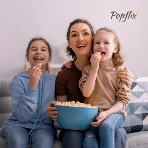 Pipoqueira elétrica com bico direcionador 1200 watts branco- PopFlix  110V