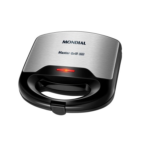 Sanduicheira Grill antiaderente 750 watts inox - S-20  220V