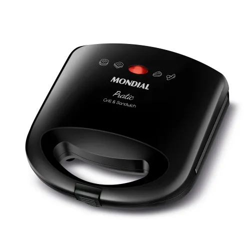 Sanduicheira Grill antiaderente 750 watts Pratic Grill - SN-01  220V