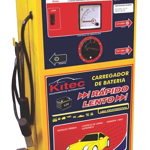 Carregador de bateria 12/24V rpido e lento com auxiliar de partida - CK24A200  110V/220V