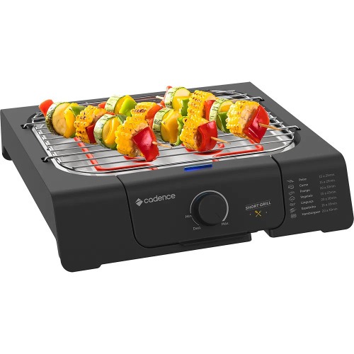 Churrasqueira elétrica portátil 1.200 watts Short Grill - GRL805 110V Churrasqueira elétrica portátil 1.200 watts Short Grill - GRL805 110V