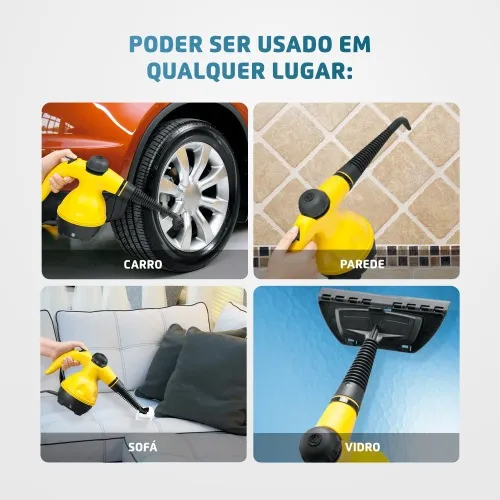 Limpador a vapor Higienizador portátil 1000W Vapor Wasch - HG-01  220V