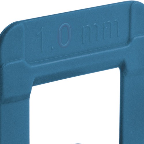 Espa�ador e nivelador para piso 1,0 mm com 500 pe�as - ECO