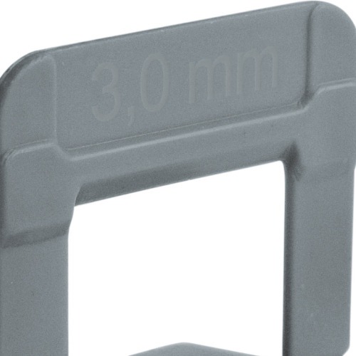 Espaçador e nivelador para piso 3,0 mm com 500 peças - ECO Espaçador e nivelador para piso 3,0 mm com 500 peças - ECO