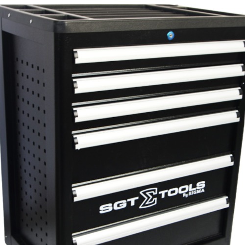 Carrinho para ferramentas com 6 gavetas