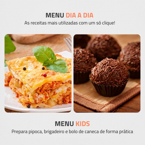 Micro-ondas 21 litros 1200W 10 níveis de potência - MO-01-21-B  220V Micro-ondas 21 litros 1200W 10 níveis de potência - MO-01-21-B  220V