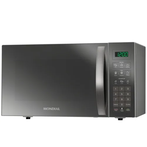 Micro-ondas 34 litros 1400W espelhado 10 níveis de potência- MO-02-34-E  220V