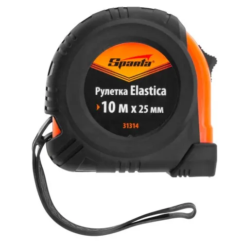Trena emborrachada com fita de aço 25 mm x 10 m com trava 
