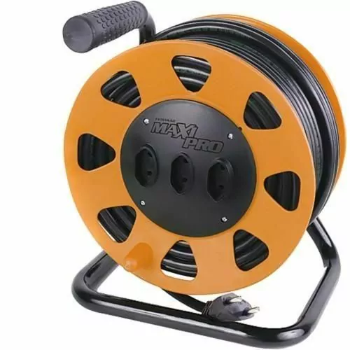 Extensão elétrica 30 metros 2 x 2,50 mm 2P 20A com carretel - MAXIPRO