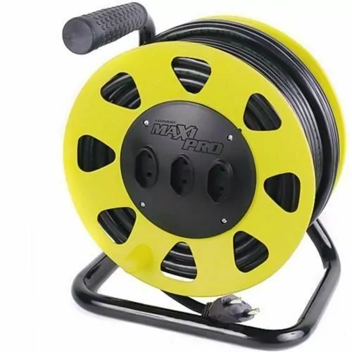 Extensão elétrica 30 metros 2 x 1,50 mm 2P 10A com carretel - MAXIPRO