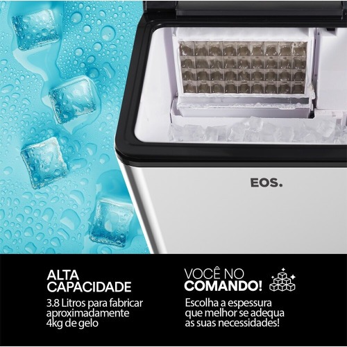 Máquina de Gelo 35 kg inox Ice Compact - EMG35  110V Máquina de Gelo 35 kg inox Ice Compact - EMG35  110V