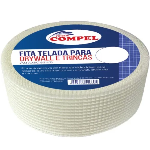 Tela adesiva trançada para drywall 50 mm x 45 m - 1.2059