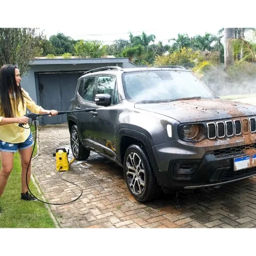 Lavadora de alta pressão 1500 libras com aplicador de detergente - Compacta  110V
