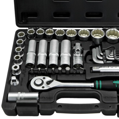 Jogo de soquete estriado 10 à 32 mm encaixe 1/2 Jogo de soquete estriado 10 à 32 mm encaixe 1/2