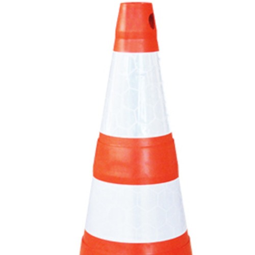 Cone para sinalização 75 cm com 2 faixas - 700.00652 Cone para sinalização 75 cm com 2 faixas - 700.00652