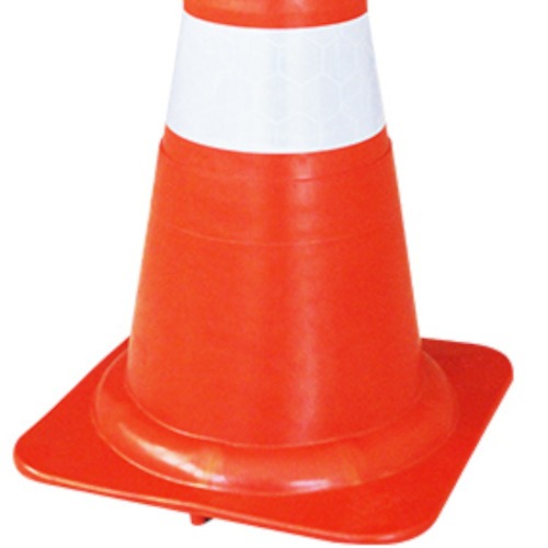 Cone para sinalização 75 cm com 2 faixas - 700.00652 Cone para sinalização 75 cm com 2 faixas - 700.00652