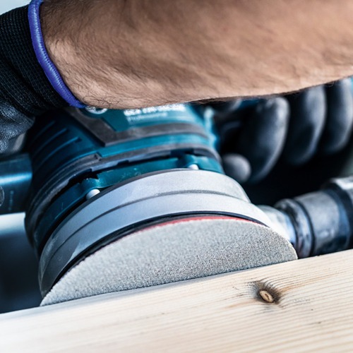 Disco de lixa para madeira 125 mm gr�o 180 com 5 pe�as - M480