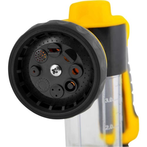 Esguicho plástico para jardim com copo para sabão 8 funções Esguicho plástico para jardim com copo para sabão 8 funções