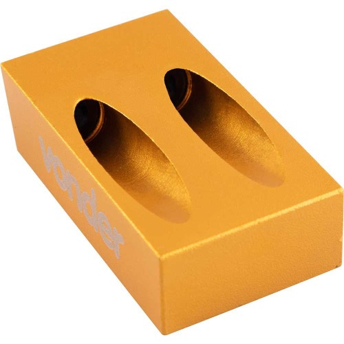 Jogo de gabarito de fura��o em �ngulo para marceneiro com 14 pe�as