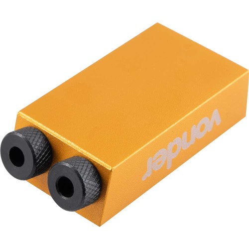 Jogo de gabarito de fura��o em �ngulo para marceneiro com 14 pe�as