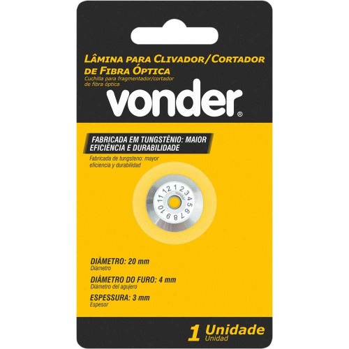 Lâmina para clivador/cortador de fibra óptica Lâmina para clivador/cortador de fibra óptica