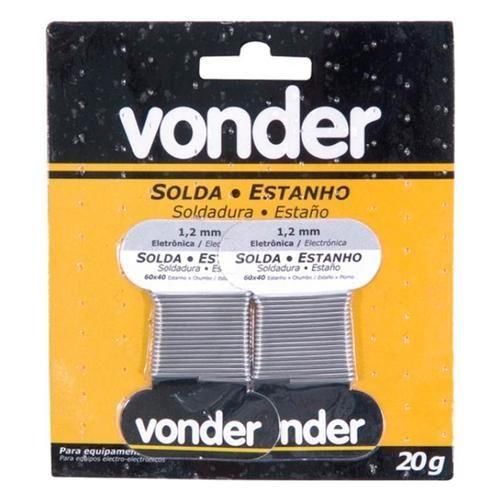 Estanho em fio 1,2 mm 60 x 40 com 20 g