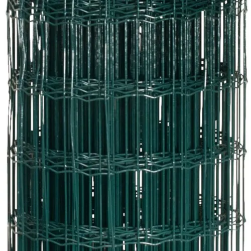 Tela alambrado verde malha 10 x 5 cm fio 2,5 mm com 1,5 x 25 m   